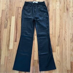 Bershka Faux Leather Pant Size M
